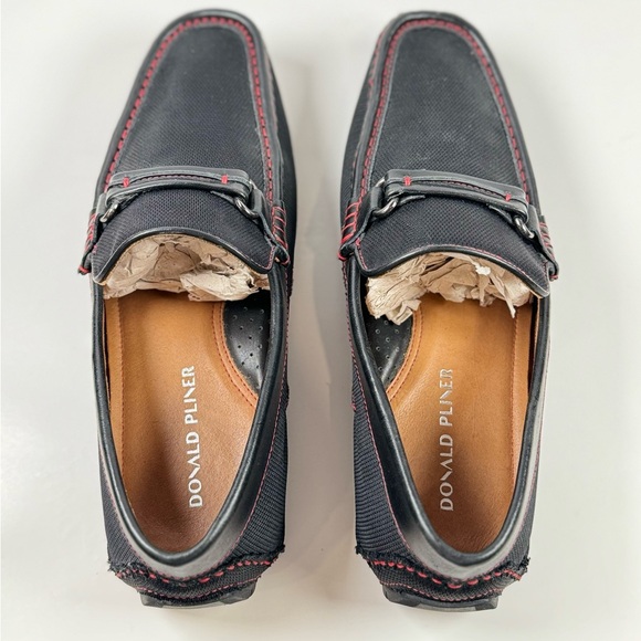 Donald Pliner Donnie 2 Embossed Bit Driver (Men) In Black Size 8M - Picture 6 of 8